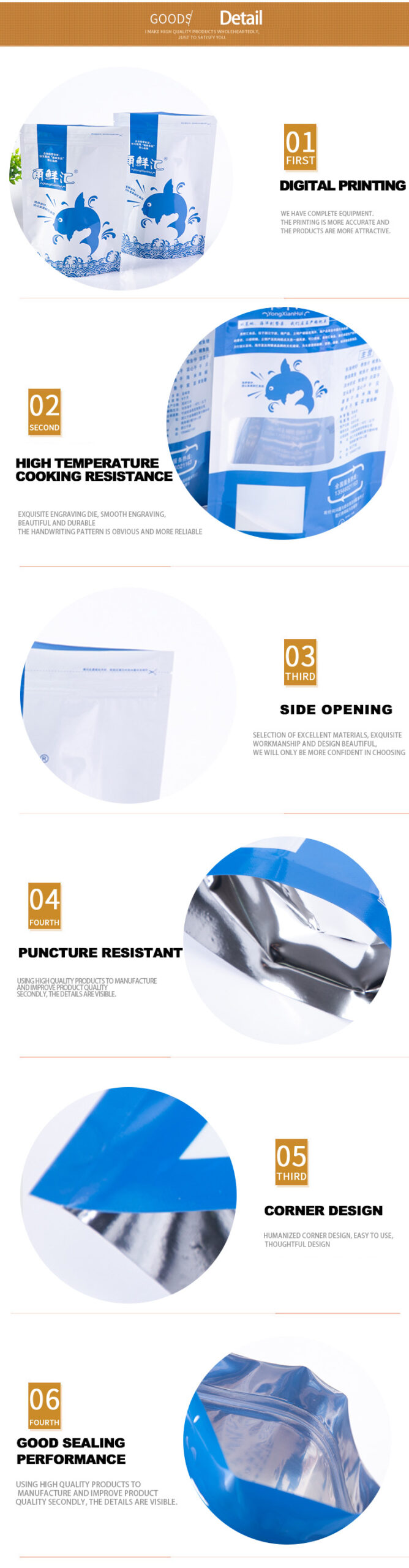 Cat litter packaging bags