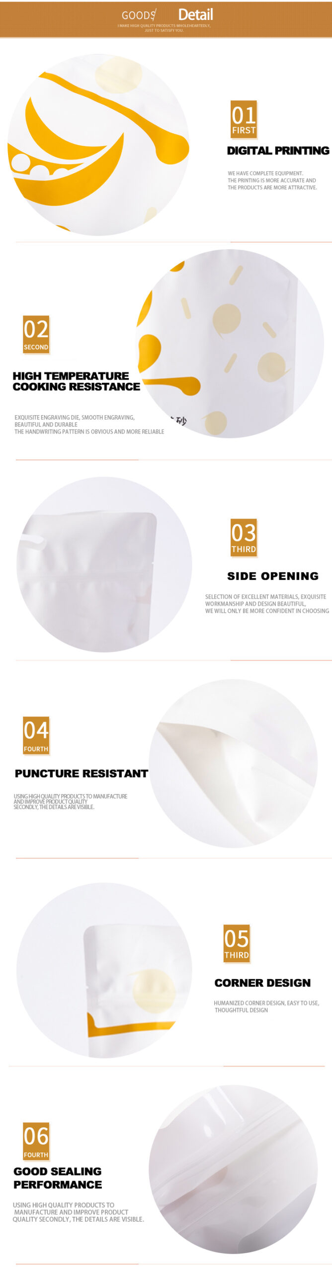 Cat litter packaging bag