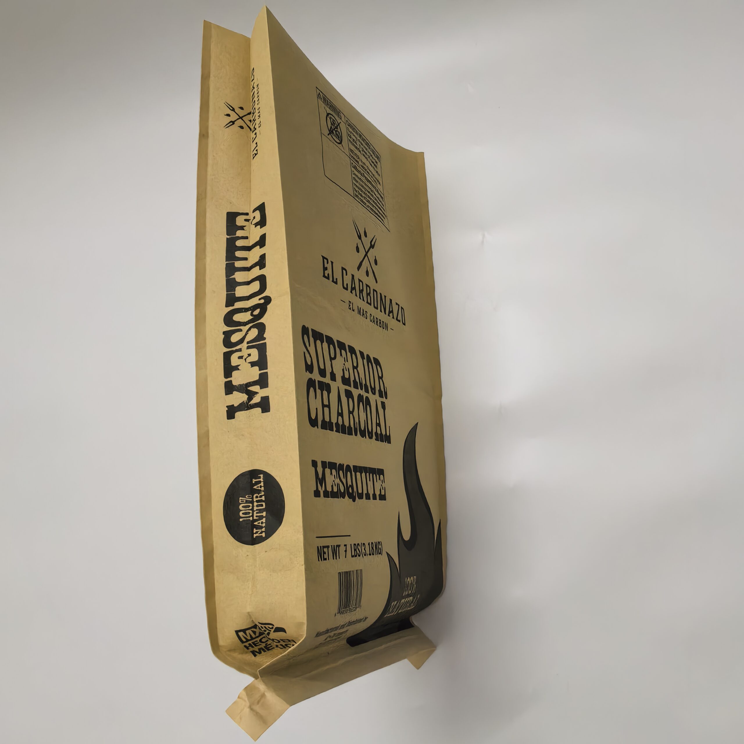 High Quality Hardwood Lump Charcoal Paper Bag 3KG 5KG 10KG 20KG - Image 2