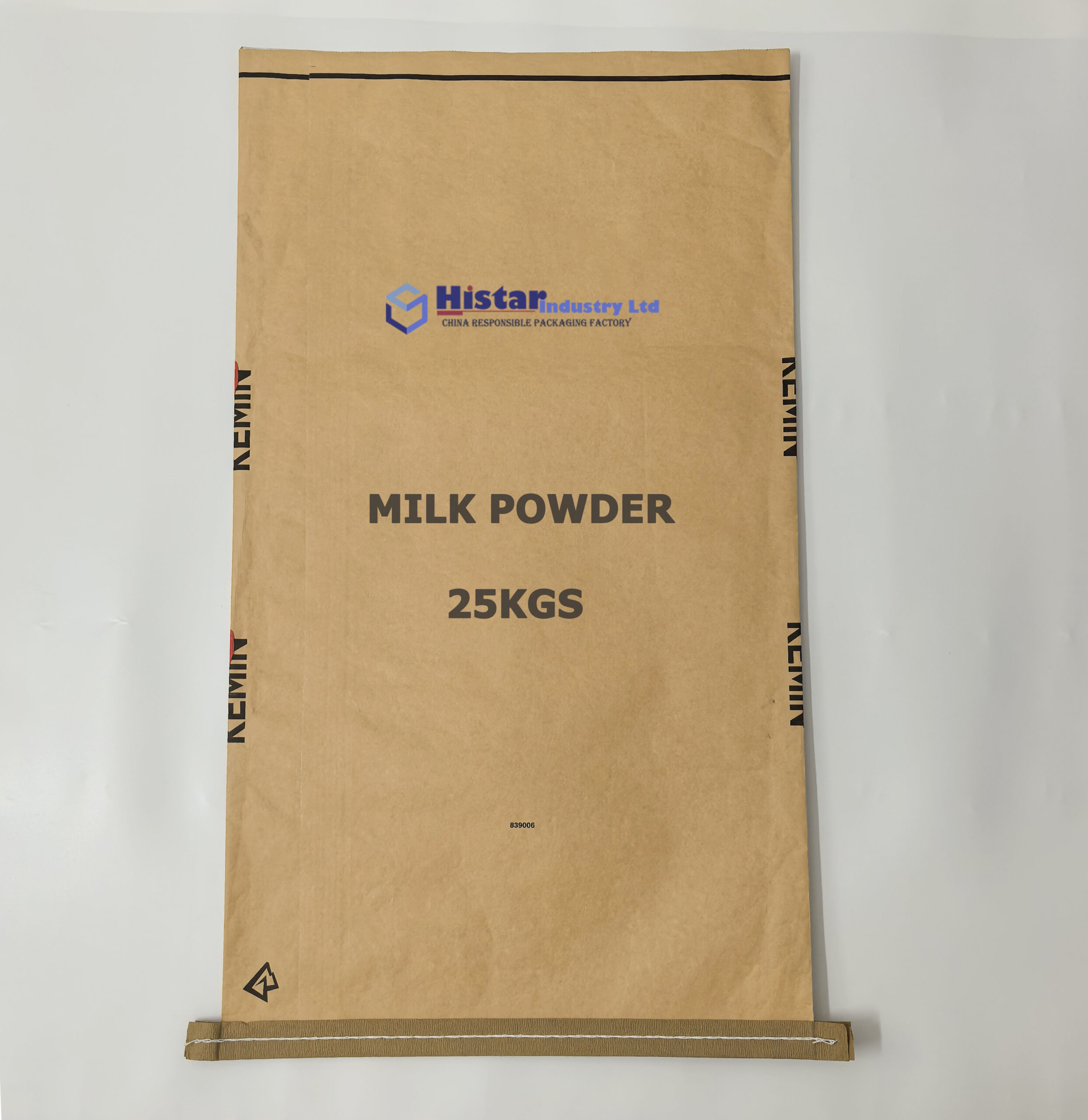 Full Cream Milk Powder 25kg bag Supplier Kraft paper Aluminium Foil with Custom Logo packing