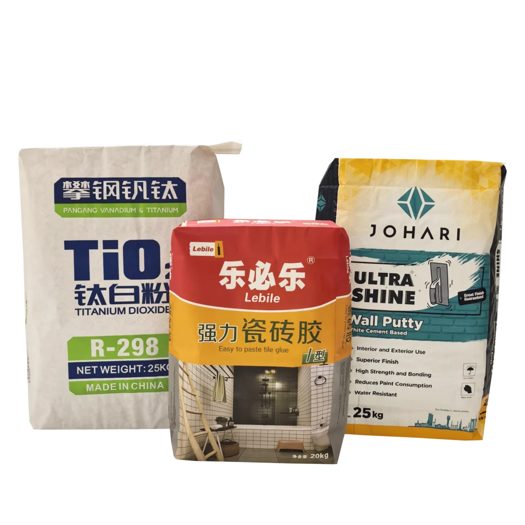 Tile adhesive valve bag