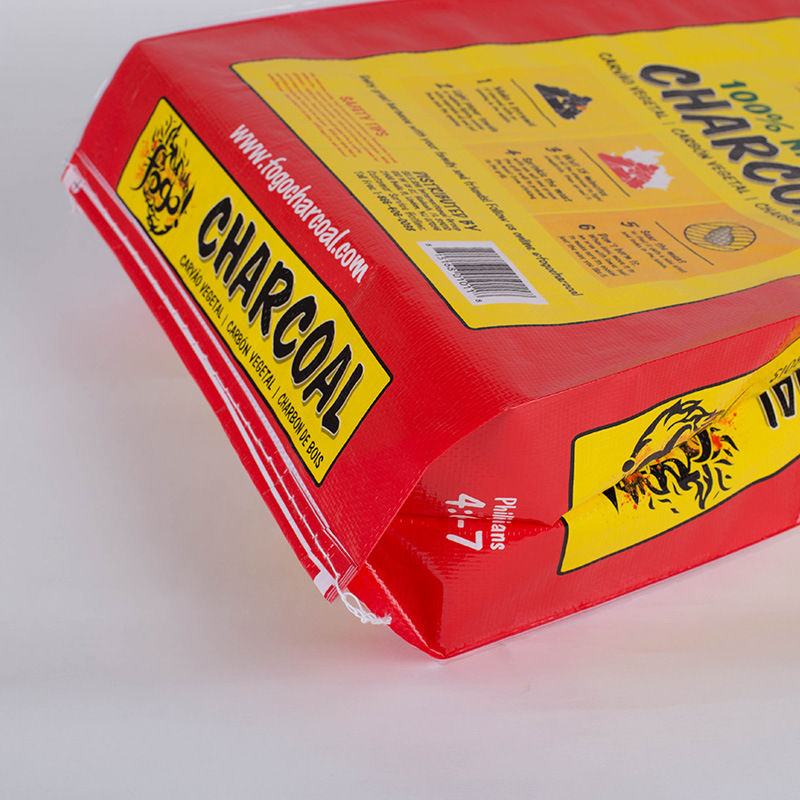 Eco Friendly BBQ Charcoal Packaging Bag Bopp Laminated PP Woven Bag - Image 3