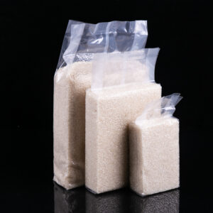 High Quality Custom Printing Plastic Side Gusset Vacuum Rice Bag