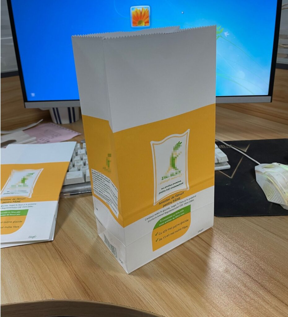 kraft paper flour bag