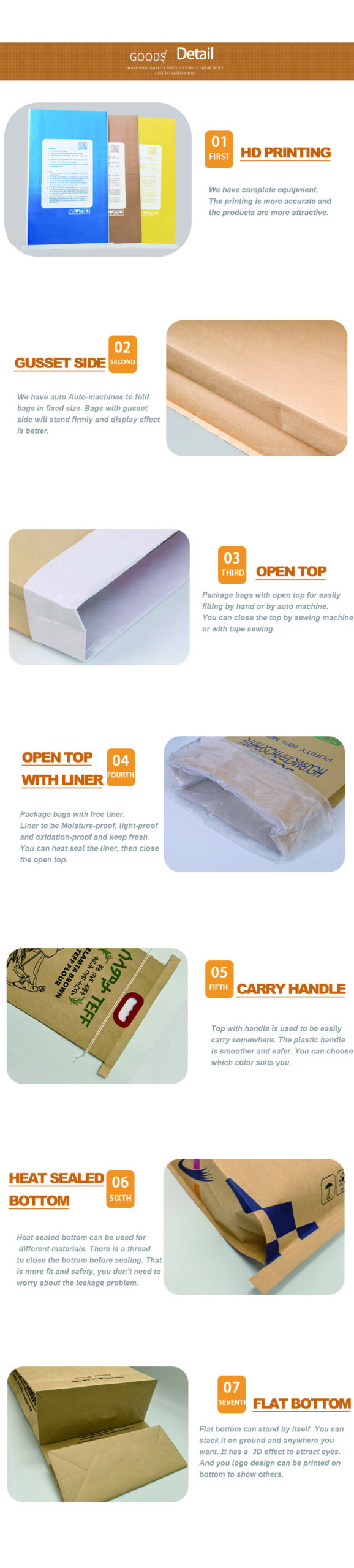 Kraft Paper Laminated PP Woven Sack