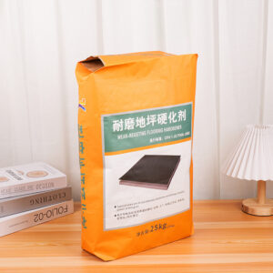 Heavy Duty Industrial Paper Valve Bags 25kg 3 Ply Paper PE Bags for Floor hardener
